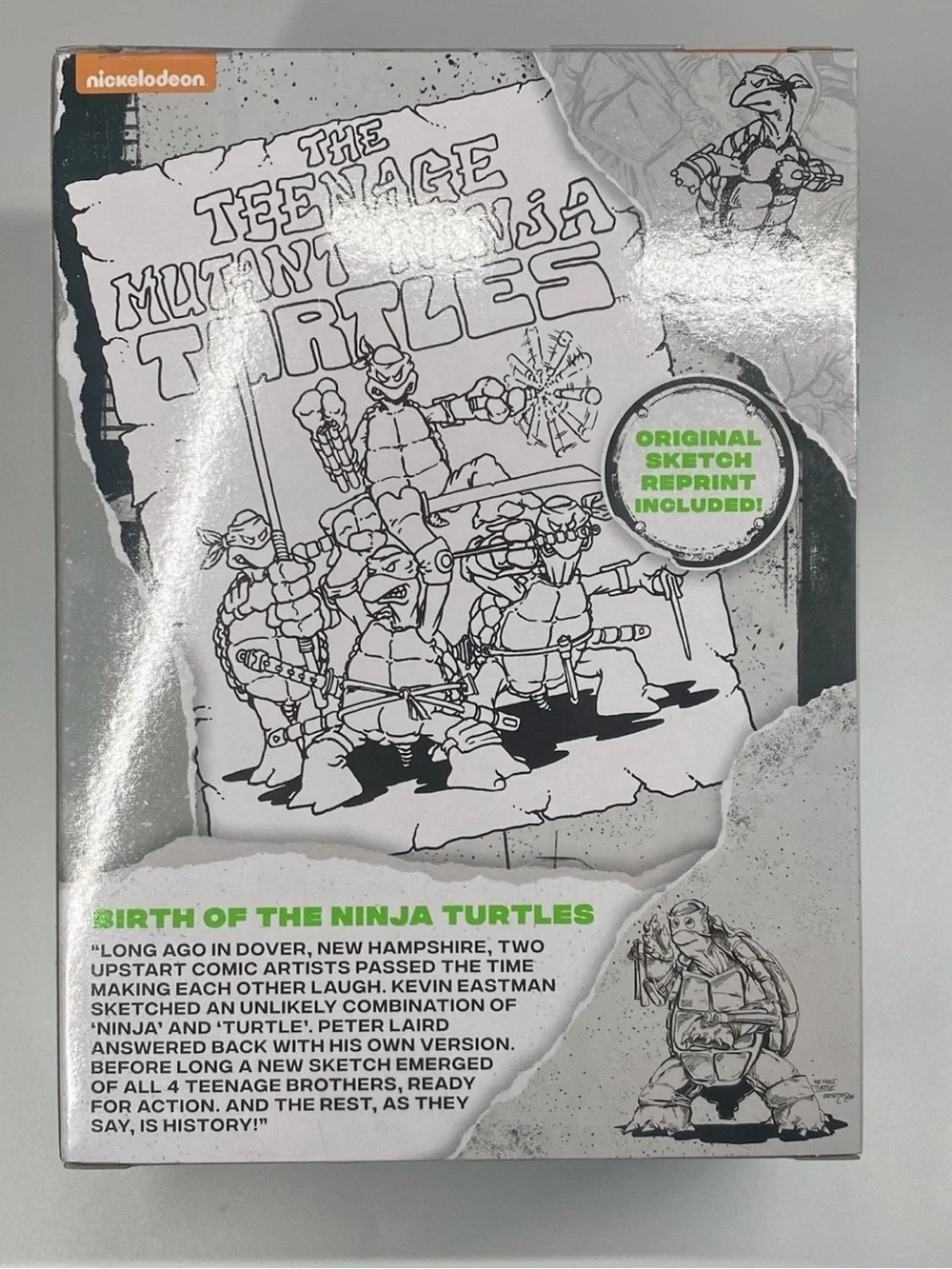 Teenage Mutant Ninja Turtles Original Sketch Leonardo Action Figure - Blue